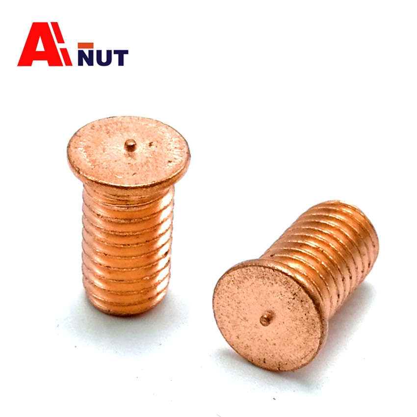 M4 M6 M3 M5 M8 Thép Carbon Mạ Đồng Bu Lông Đinh Vít Hàn Điểm 6mm-60mm pxa6