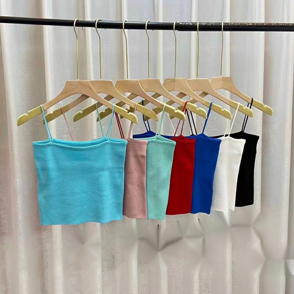 Áo Hai Dây Dáng Ngắn Thời Trang Mùa Hè Dành Cho Nữ