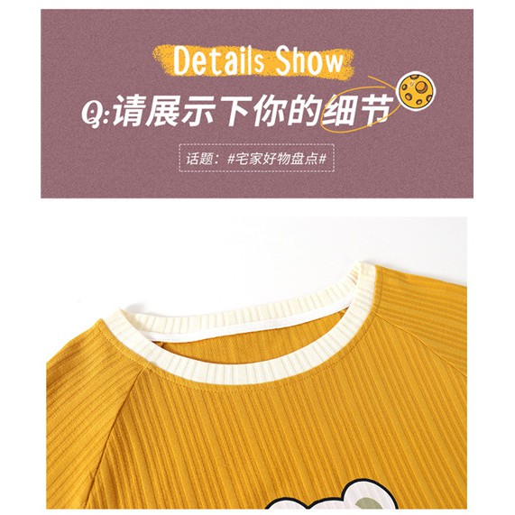 Đồ ngủ ngắn tay in họa tiết gấu Teddy đáng yêu cho nữ | BigBuy360 - bigbuy360.vn