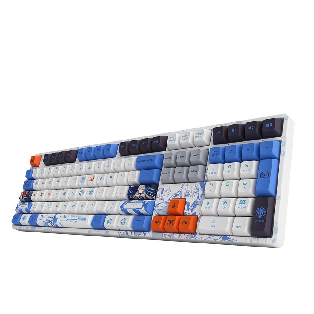 Bàn phím cơ AKKO 5108S Honkai Impact 3rd – Bronya Zaychik Hotswap / RGB - Bảo Hành Chính Hãng