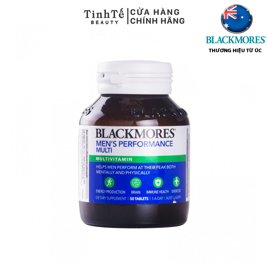 Vitamin tổng hợp dành cho nam giới Blackmores Men’s Performance Multi 50 viên | Thế Giới Skin Care