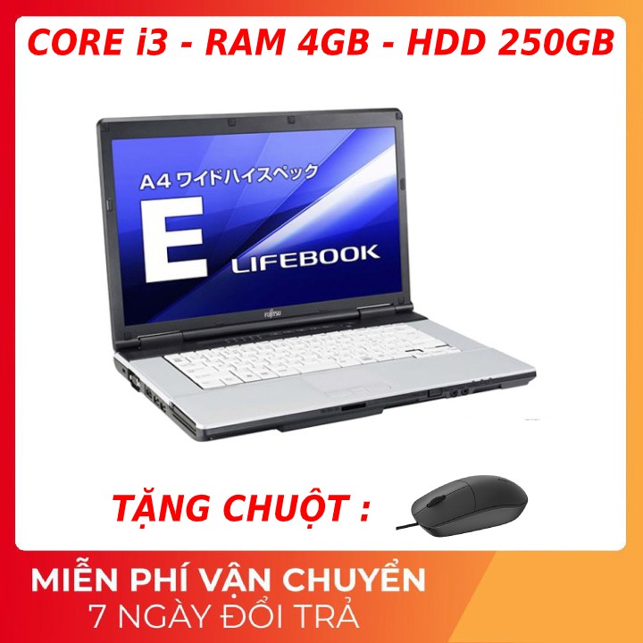 Laptop FUJITSU CORE I3 RAM 4GB siêu mượt, cực bền