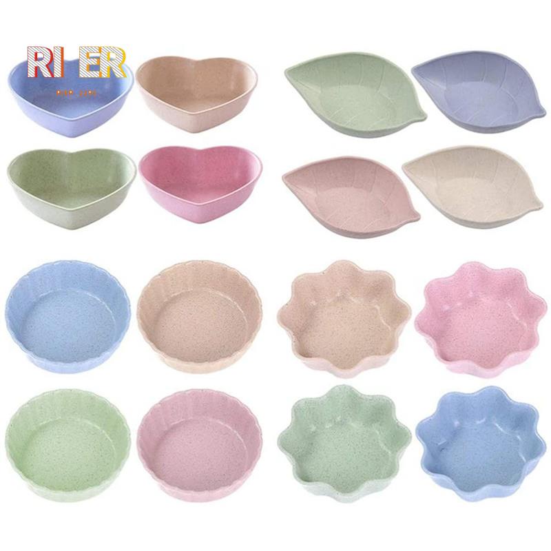 Set 16 Bát Tròn Bằng Chất Liệu Lúa Mạch Đựng Sốt Cà Chua Tiện Dụng