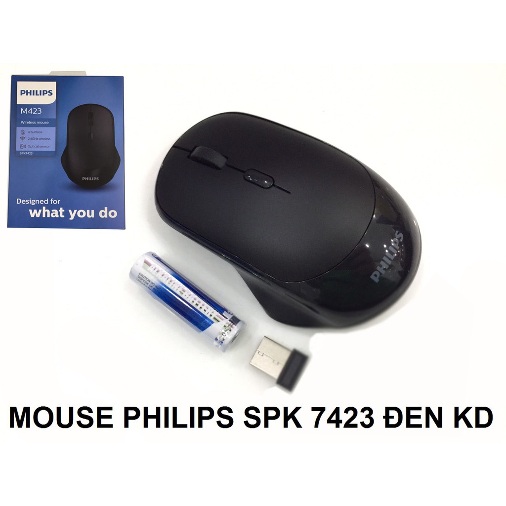 CHUỘT PHILIPS SPK 7423 KD ĐEN