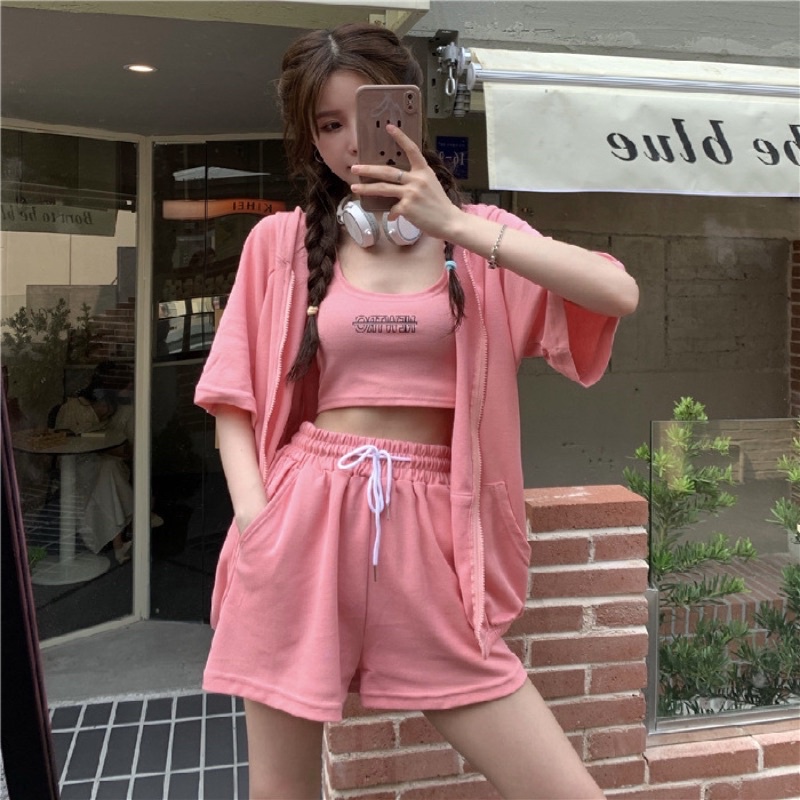 [HTSHOP]-Set bộ nữ 3 chị tiết phong cách HQ năm 2022