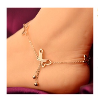 🍀 (-20k) Lắc chân bướm tòn ten hạt châu