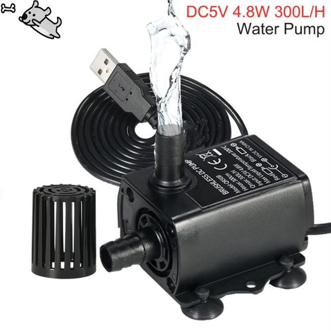 Máy Bơm Chìm Dc5V 4.8w Cho Đài Phun Nước