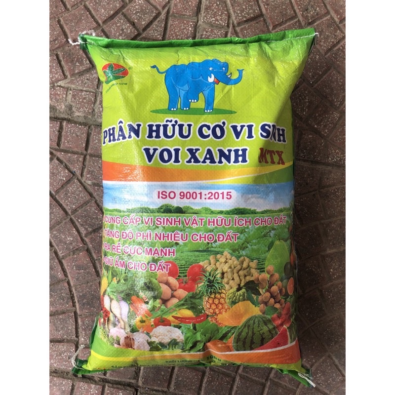 Phân hữu cơ vi sinh voi xanh MTX 10kg