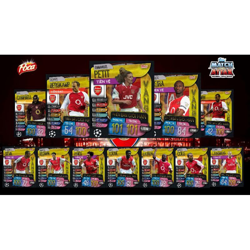 Match Attax Legend Arsenal Custom