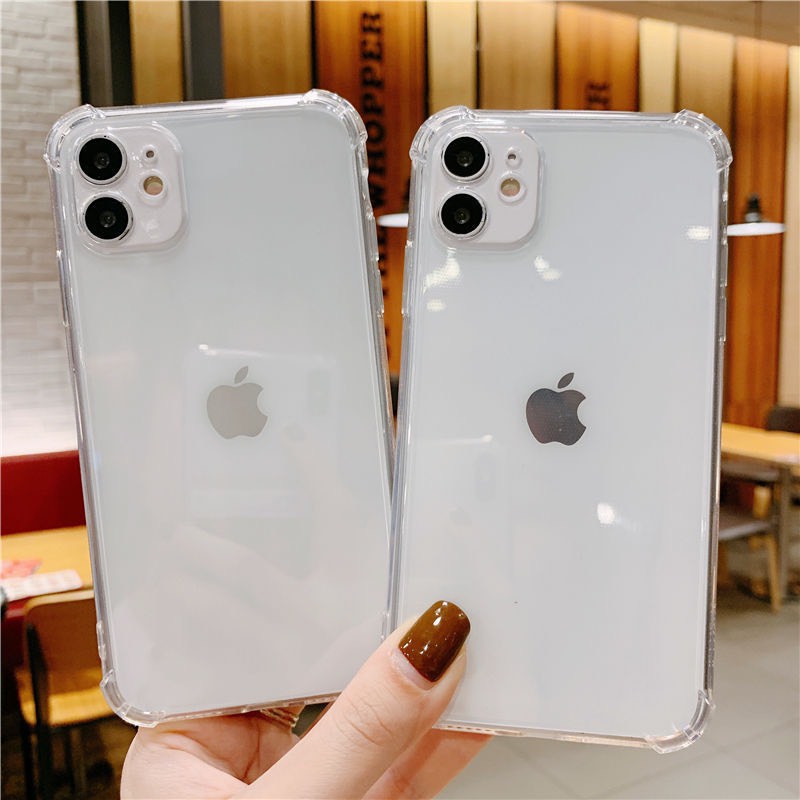 Ốp chống va đập trong suốt cao cấp iPhone 7/8 7/8 Plus X Xs Xr XsMax iPhone 11 11 Pro 11 Promax 12 12pro 12promax