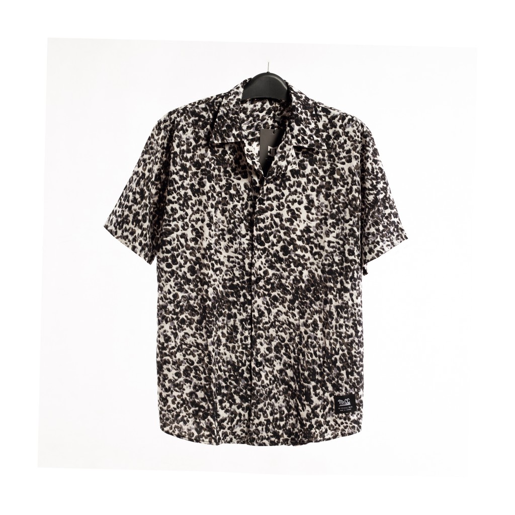 Áo Sơ Mi Nam họa tiết Da Báo tay vải thoáng mát, thấm hút, không nhăn chuẩn form | BigBuy360 - bigbuy360.vn