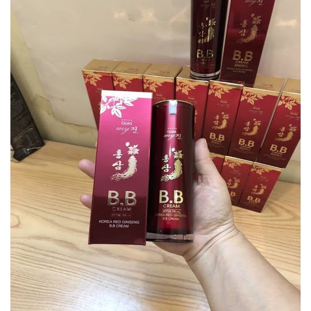 Kem Nền BB Cream Hồng Sâm Đỏ My Gold SPF40 PA++ 40ml