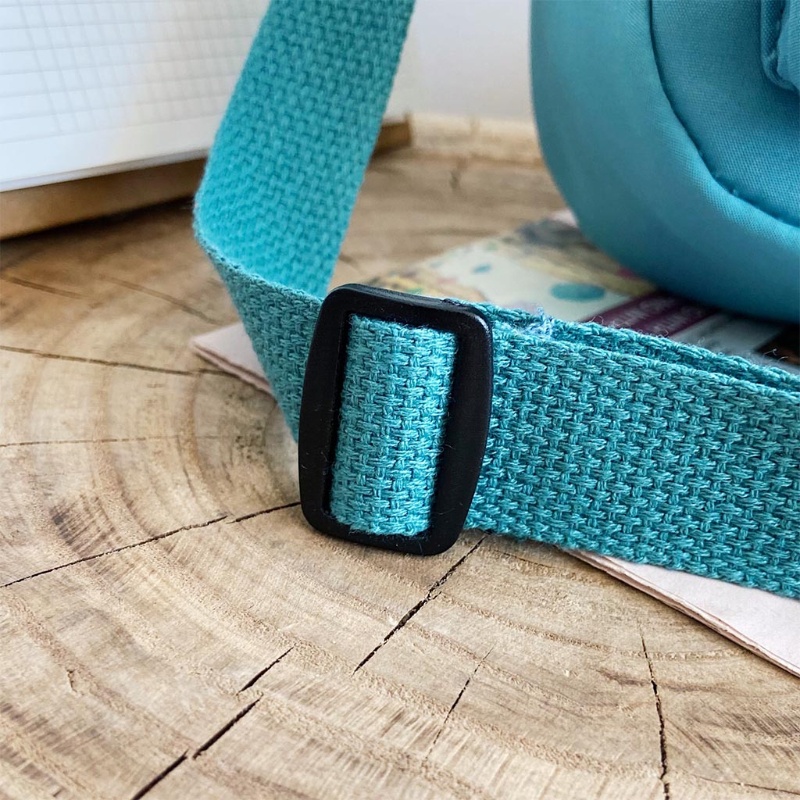 Túi Đeo Chéo Hình Vuông Bằng Nylon Thiết Kế Dễ Thương Có Thể Điều Chỉnh