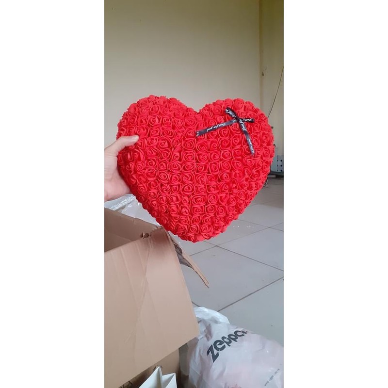 com bo phôi tim, hoa