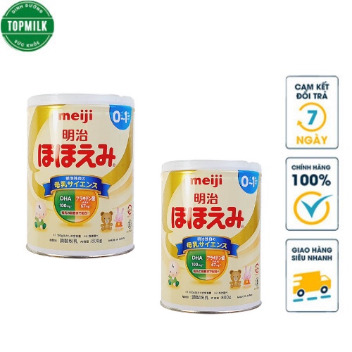 Sữa bột Meiji nội địa Nhật Bản số 0 Cho Bé 0-1 Tuổi