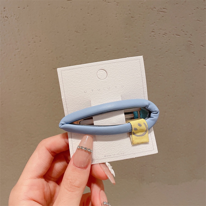 Kẹp Tóc bb Hình Mặt Cười Màu Sắc Kẹo Ngọt Phong Cách Hàn Quốc 2022