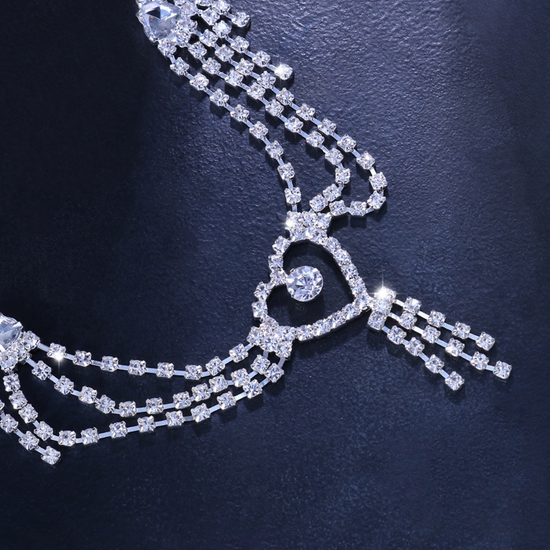 Youyo Chuỗi Dây Đeo Chân Đính Đá Phối Tua Rua Phong Cách Boho Goth Rock Club Cho Nữ