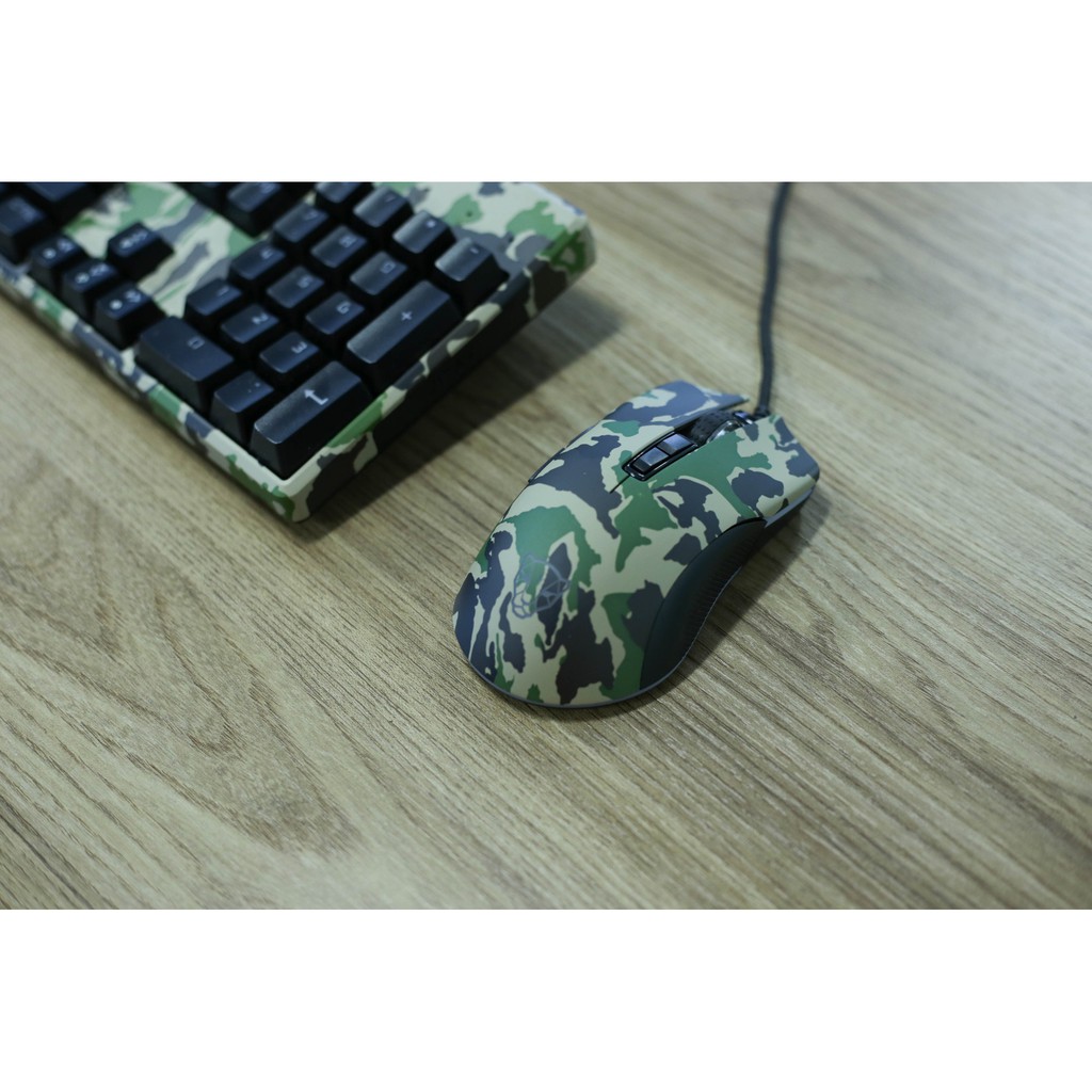 Combo Motospeed GS700 Camo LED RAINBOW 01 Phím cơ, 01 Tai nghe, 01 Chuột (màu camo)