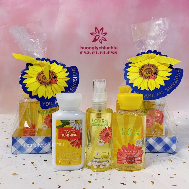 Set body mist Love &amp; Sunshine 88ml