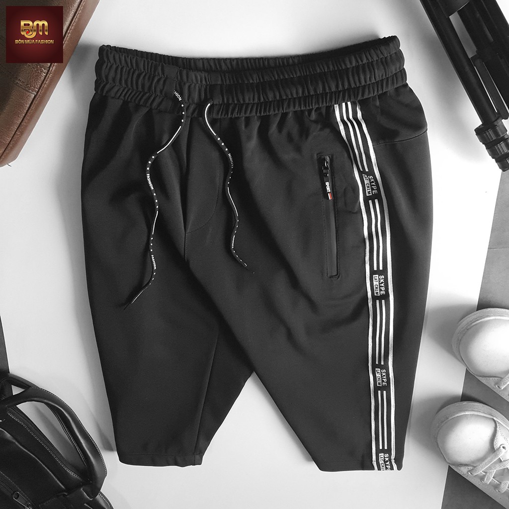 Quần Short Nam Thun 1 Viền Sọc Nhiều Hình, Mã QS502 | BigBuy360 - bigbuy360.vn