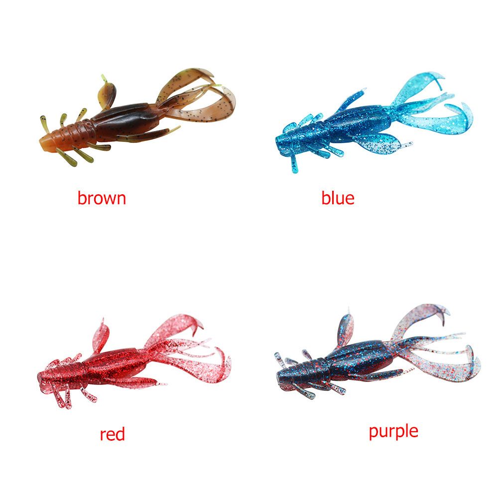 MUVAKO Bộ 3 mồi giả thu hút câu cá bằng silicon mềm 100mm