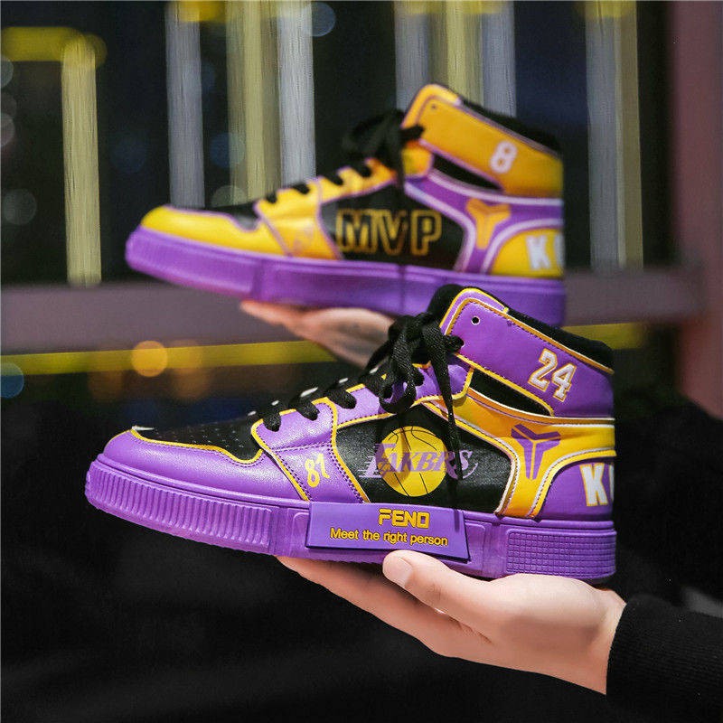 AJ Đài tưởng niệm chung Giày bóng rổ cho bé Hồ Kobe Black Mamba Spirit Sinh viên Nam Nữ Cặp đôi Giày bóng rổ