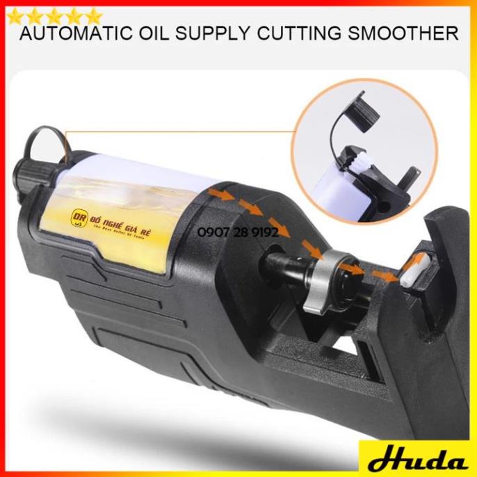 Bộ Chuyển Đổi Máy Khoan Thành Máy Cưa Điện, Máy Cắt Gỗ Cầm Tay - Tặng 25 Lưỡi Cưa Lọng Đa Năng