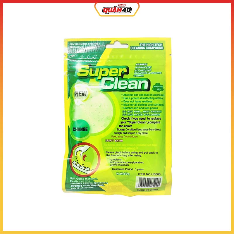Gel Vệ Sinh Bàn Phím, Ôtô Đa Năng Super Clean - Hàng Chính Hãng