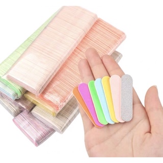 Dũa móng mini , dũa naibox , túi 100 cây dũa móng nail