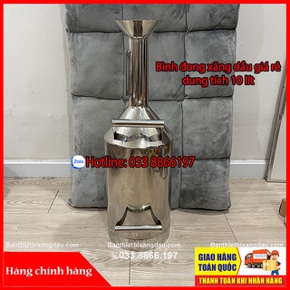 Bình đo lường dung tích xăng dầu giá rẻ 10 lít