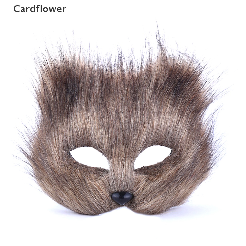 Mặt nạ cáo phối lông thiết kế dễ thương