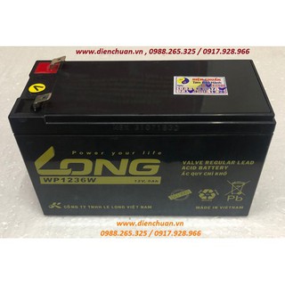 [Mã LIFEAU giảm 10% đơn 200k] Ắc quy Long 12V 9Ah WP1236W