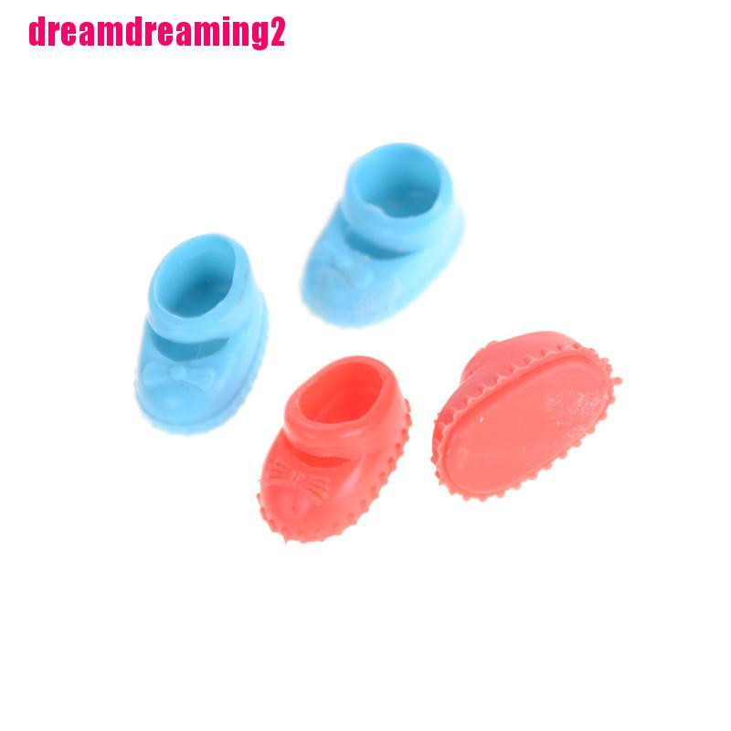 Bộ 5 Đôi Giày Múa Ba Lê Đế Bằng 12cm Nhiều Màu Sắc Dễ Thương