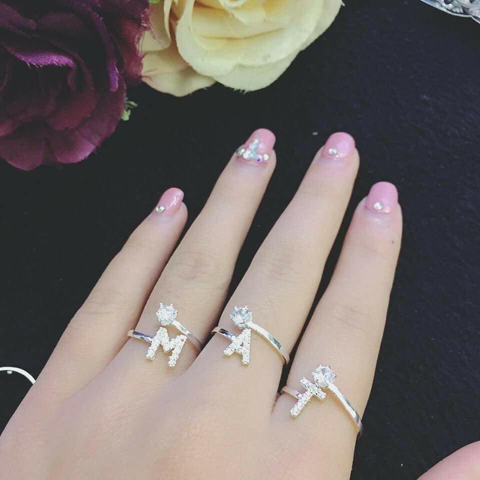 NHẪN CHỮ CÁI BẠC TA