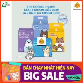 [CHÍNH HÃNG] [Bỉm ENBLANC KEEP FRIEND] Nội Địa Hàn Quốc (Mẫu Mới 2020) Đủ Size Dán_Quần S40_M32_L28_XL24
