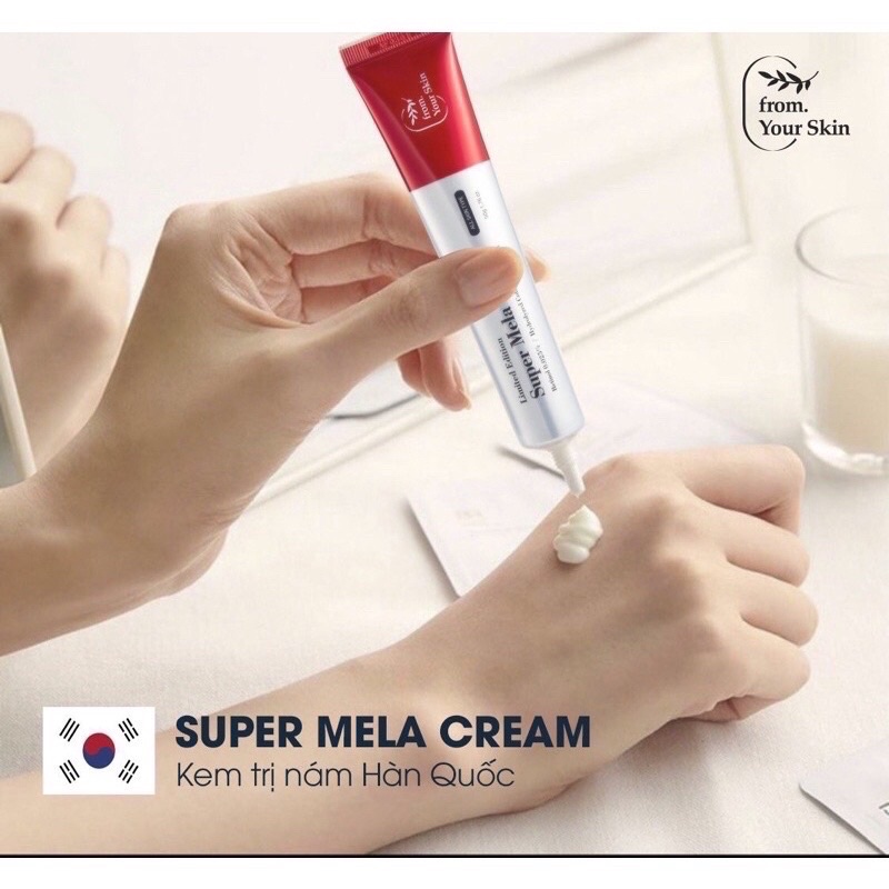 Kem Dưỡng Da Chống Lão Hóa Làm Mờ Vết Nám FROM YOUR SKIN Super Mela Cream 50g