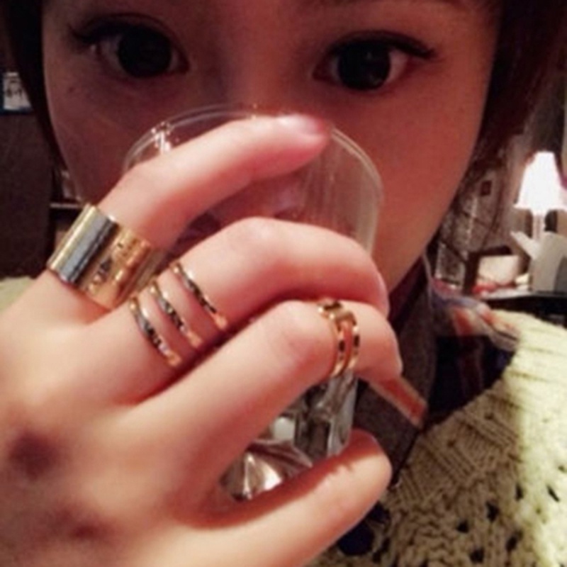 Bộ 3 nhẫn hở thiết kế ấn tượng