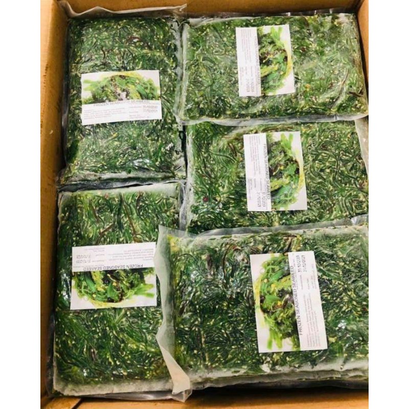 Nowship 🌿  Salad rong biển tươi trộn mè Chuka Wakame Nhật Bản / rong biển trộn mè Frozen seasoned Seaweed