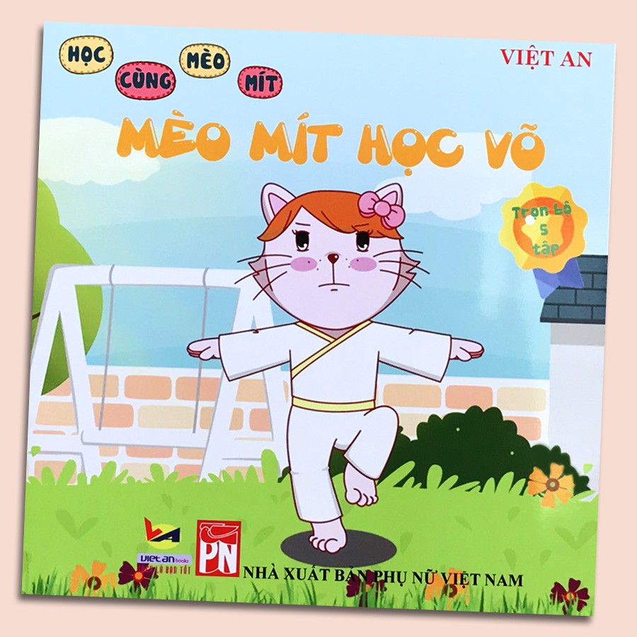 Sách - Học Cùng Mèo Mít - Mèo Mít Học Võ