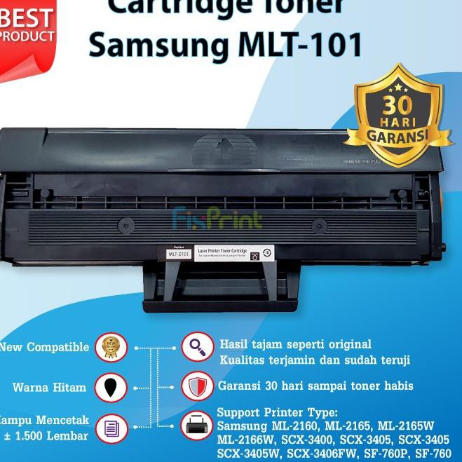 Hộp Đựng Mực Màu Đen Tương Thích Với Samsung Mlt-101 Mlt101 Mlt-D101S Ht0