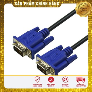 Dây vga - cáp vga 3 mét - 2 đầu màu xanh - chống nhiễu - bảo hành 3 tháng