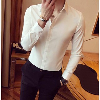 Áo sơ mi nam chất lụa mềm mịn cực hót 2018