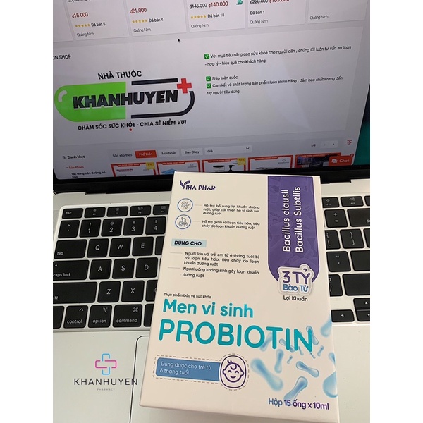 Men vi sinh Probiotin