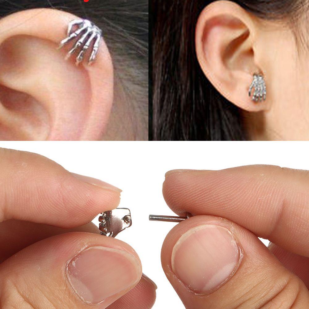 Xiantin Khuyên Xỏ Môi / Môi / Môi Hình Bàn Tay Quỷ Tinh Tế Phong Cách Punk