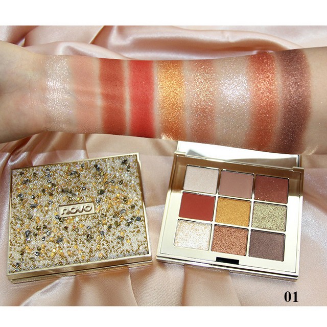 Phấn Mắt Novo 9 Ô Cao Cấp, Hộp Đính đá sang trọng Chính Hãng Nội Địa Trung Novo Create A Diamond Shine No. 5261 | BigBuy360 - bigbuy360.vn