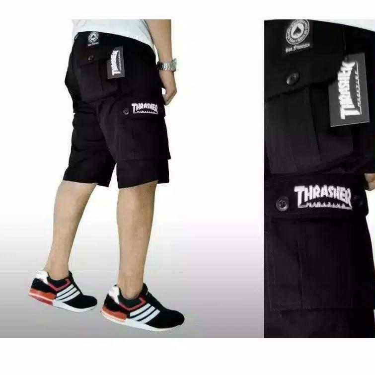R-&-b PDL Quần Short Túi Hộp Thrasher Ngoài Trời Cho Nam / Quần Đùi Đi Dã Ngoại Gửi Hàng Bất Ngờ
