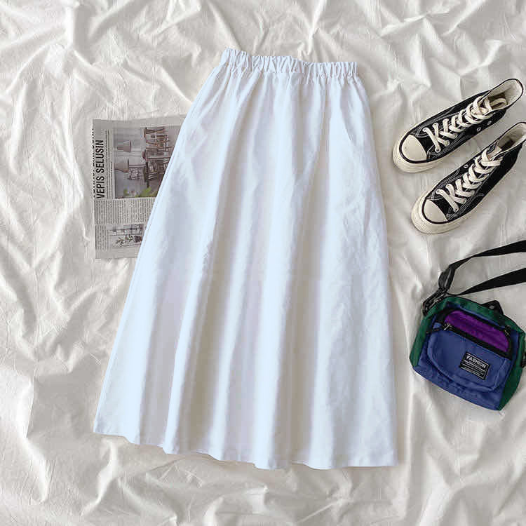 Bộ Áo Hoodie Dài Tay + Chân Váy Xinh Xắn Theo Phong Cách Hàn Quốc