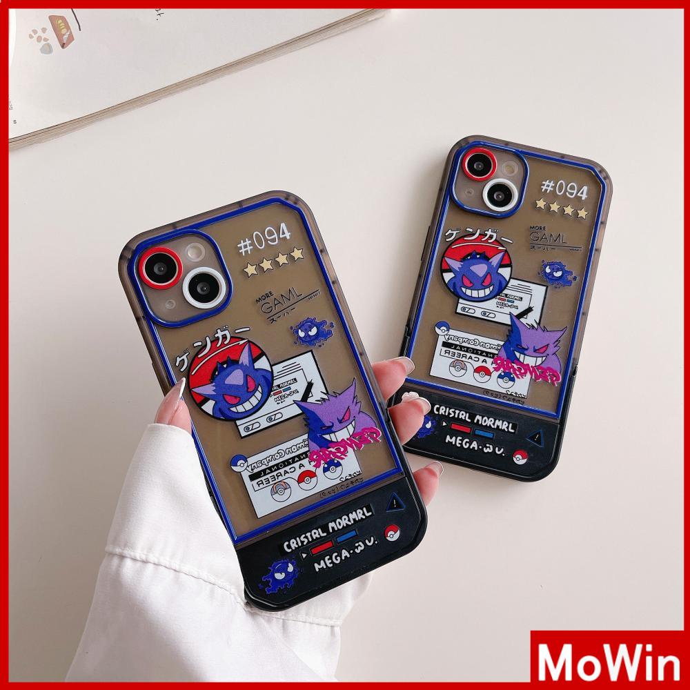 iPhone Case Acrylic Invisible Folding Stand Silicone Soft Case Airbag Shockproof Camera Cover Cartoon Cute Compatible For iPhone 11 Pro Max 13 Pro Max 12 Pro Max 7Plus xr XS Max
