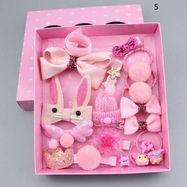 Hộp nơ tóc hình thỏ cho bé - KOREA STYLE
