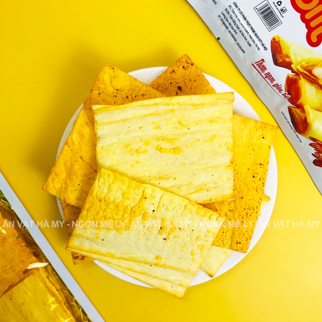 Snack nem tôm đồ ăn vặt Hà My ngon mê ly